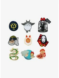 New 😉 Studio Ghibli The World Of Studio Ghibli Blind Box Enamel Pin 🧨