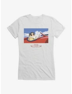 Brand new 🔥 Studio Ghibli Porco Rosso Jet 👧 Girls T-Shirt 🤩 -Hot Sale Studio Ghibli Store 13073364 hi