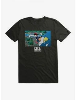 New 💯 Studio Ghibli Kiki's Delivery Service Broomstick T-Shirt 😍