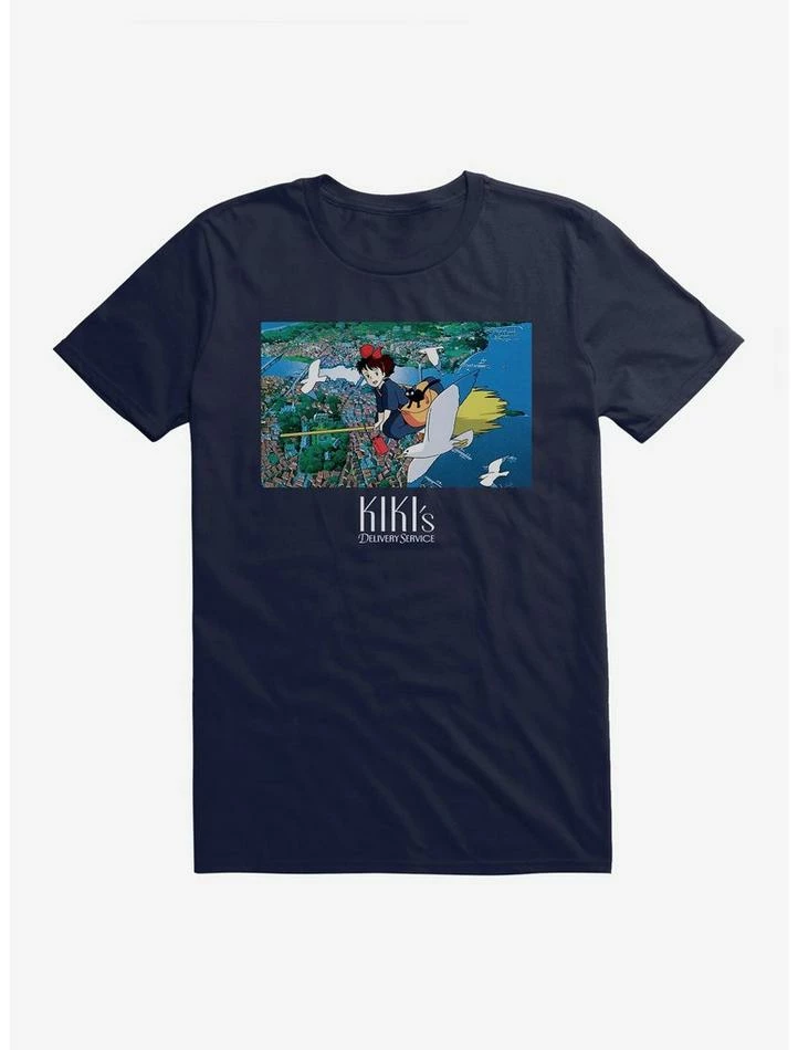 New 💯 Studio Ghibli Kiki's Delivery Service Broomstick T-Shirt 😍 5 New 💯 Studio Ghibli Kiki's Delivery Service Broomstick T-Shirt 😍 - Image 5