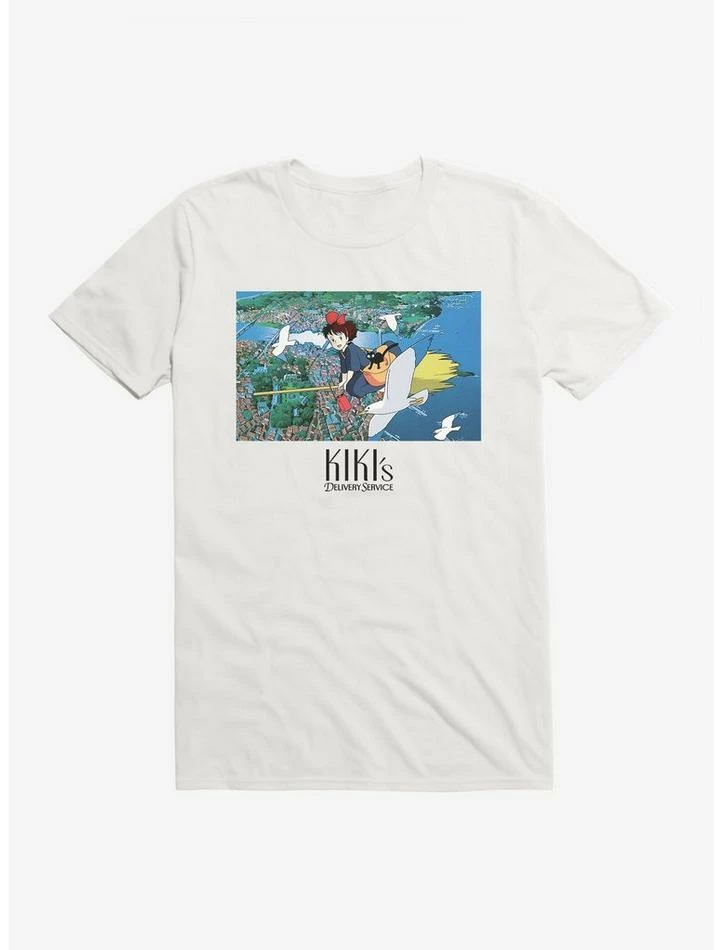 New 💯 Studio Ghibli Kiki's Delivery Service Broomstick T-Shirt 😍 6 New 💯 Studio Ghibli Kiki's Delivery Service Broomstick T-Shirt 😍 - Image 6