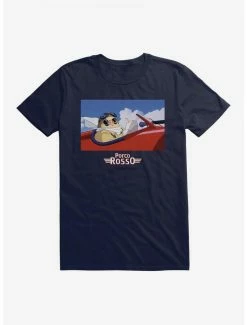 Deals 😀 Studio Ghibli Porco Rosso Jet T-Shirt 💯 -Hot Sale Studio Ghibli Store 13096425 hi