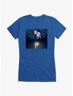 Flash Sale 🥰 Studio Ghibli Howl's Moving Castle Poster Art 👧 Girls T-Shirt 👍 -Hot Sale Studio Ghibli Store 13182102 hi