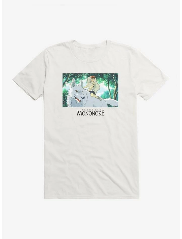 Outlet 🥰 Studio Ghibli Princess Mononoke San & Moro T-Shirt 🛒 6 Outlet 🥰 Studio Ghibli Princess Mononoke San & Moro T-Shirt 🛒 - Image 6
