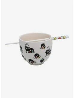 Budget 🛒 Studio Ghibli Spirited Away Soot Sprites Ramen Bowl & Chopsticks 👏