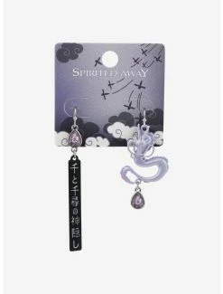 New 🎉 Studio Ghibli Spirited Away Haku Mismatch Earring Set 🧨