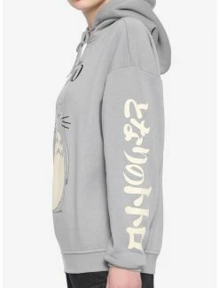 Coupon 😍 Her Universe My Neighbor Totoro Logo 👧 Girls Hoodie 😍 -Hot Sale Studio Ghibli Store 15632049 av3