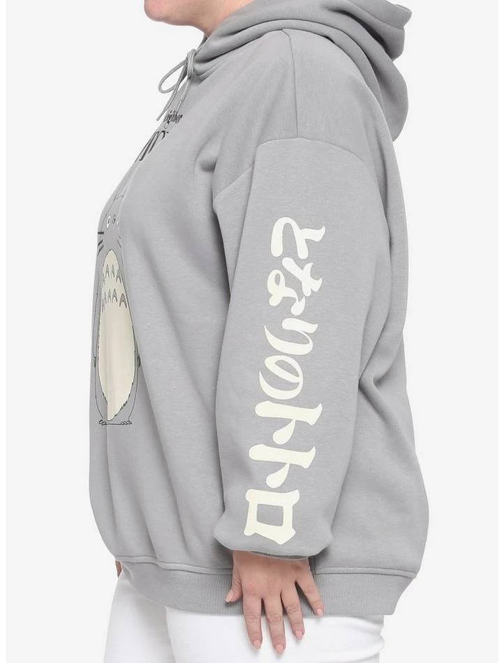 Discount 🧨 Her Universe My Neighbor Totoro Logo 👧 Girls Hoodie Plus Size ❤️ 4 Discount 🧨 Her Universe My Neighbor Totoro Logo 👧 Girls Hoodie Plus Size ❤️ - Image 4