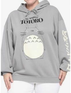 Discount 🧨 Her Universe My Neighbor Totoro Logo 👧 Girls Hoodie Plus Size ❤️