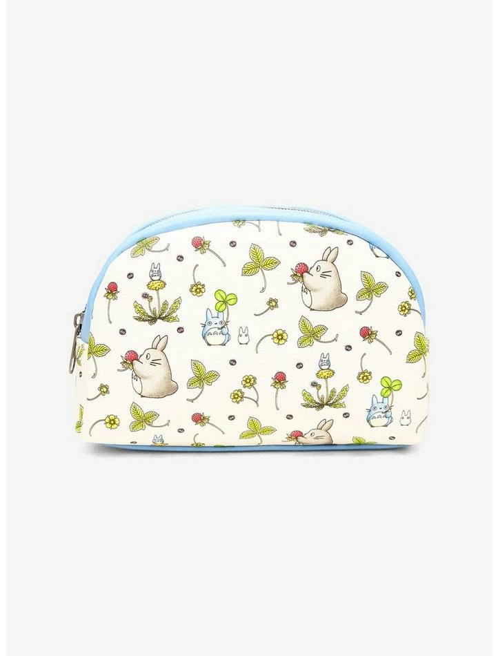 Cheap ⭐ Loungefly Studio Ghibli My Neighbor Totoro Forest Picking Makeup Bag ⭐ 2 Cheap ⭐ Loungefly Studio Ghibli My Neighbor Totoro Forest Picking Makeup Bag ⭐ - Image 2