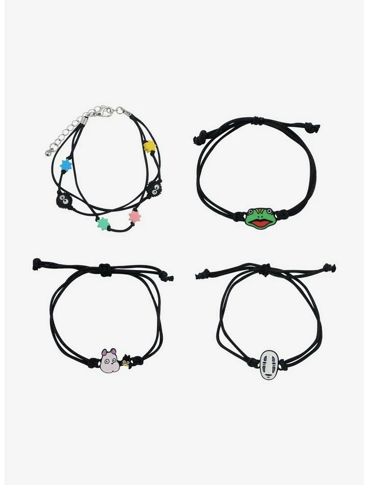 Hot Sale โจ Studio Ghibli Spirited Away Creatures Cord Bracelet Set ๐ 2 Hot Sale โจ Studio Ghibli Spirited Away Creatures Cord Bracelet Set ๐ - Image 2