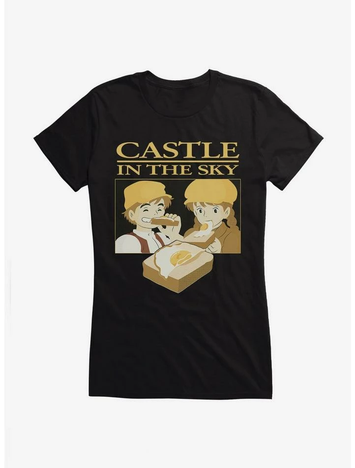 New 𧨠Studio Ghibli Castle In The Sky Sunny Side Up π§ Girls T-Shirt β¨ 2 New 𧨠Studio Ghibli Castle In The Sky Sunny Side Up π§ Girls T-Shirt β¨ - Image 2