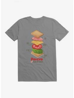Deals 🧨 Studio Ghibli Ponyo Deconstructed Ham Sandwich T-Shirt 😍 -Hot Sale Studio Ghibli Store 16622572 hi