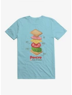Deals 🧨 Studio Ghibli Ponyo Deconstructed Ham Sandwich T-Shirt 😍 -Hot Sale Studio Ghibli Store 16622581 hi 1
