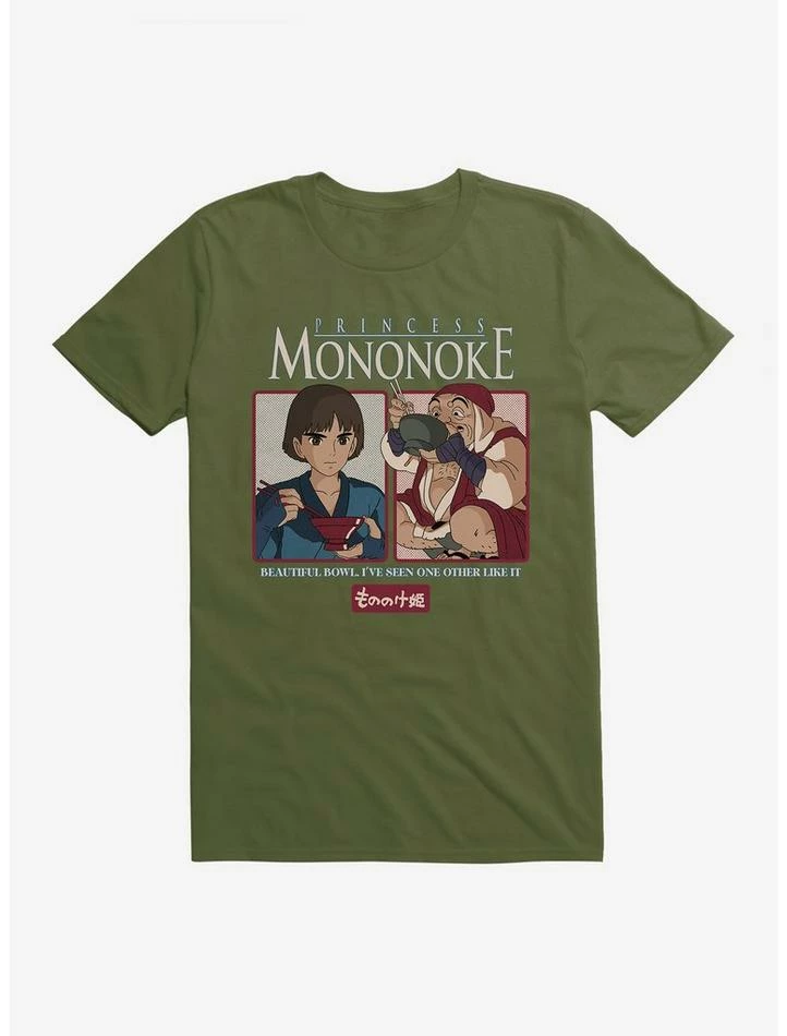 Best Pirce 🎁 Studio Ghibli Princess Mononoke Ramen Bowl T-Shirt 😍 3 Best Pirce 🎁 Studio Ghibli Princess Mononoke Ramen Bowl T-Shirt 😍 - Image 3