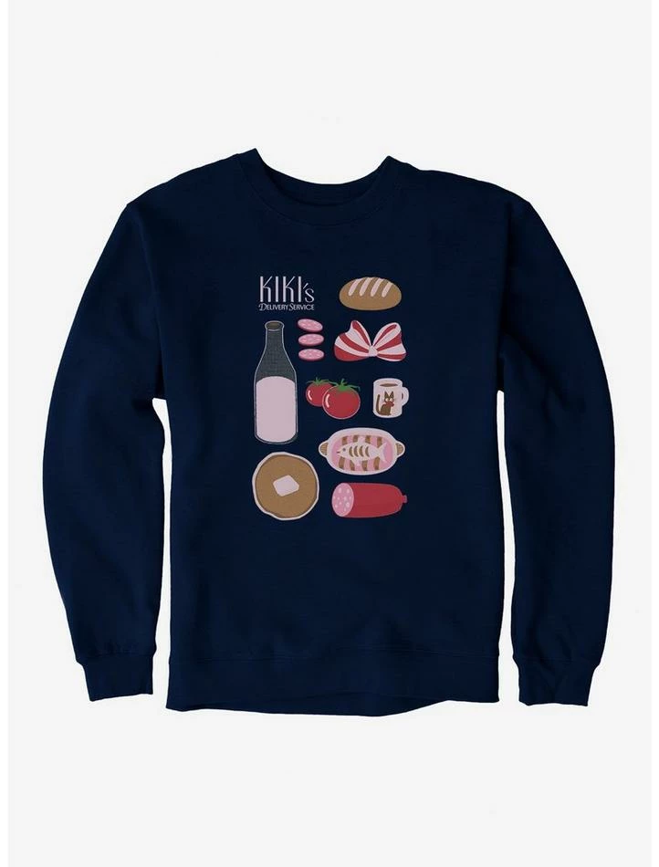 Cheapest 🎁 Studio Ghibli Kiki's Delivery Service Essential Foods Sweatshirt 😉 4 Cheapest 🎁 Studio Ghibli Kiki's Delivery Service Essential Foods Sweatshirt 😉 - Image 4