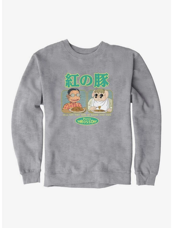 Discount 😀 Studio Ghibli Porco Rosso Eat First Sweatshirt ⌛ 4 Discount 😀 Studio Ghibli Porco Rosso Eat First Sweatshirt ⌛ - Image 4