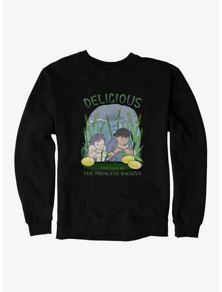 Promo 😀 Studio Ghibli The Tale Of The Princess Kaguya Delicious Sweatshirt ✨ 2 Promo 😀 Studio Ghibli The Tale Of The Princess Kaguya Delicious Sweatshirt ✨ - Image 2