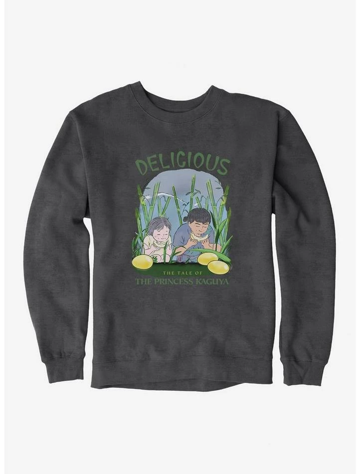 Promo 😀 Studio Ghibli The Tale Of The Princess Kaguya Delicious Sweatshirt ✨ 3 Promo 😀 Studio Ghibli The Tale Of The Princess Kaguya Delicious Sweatshirt ✨ - Image 3