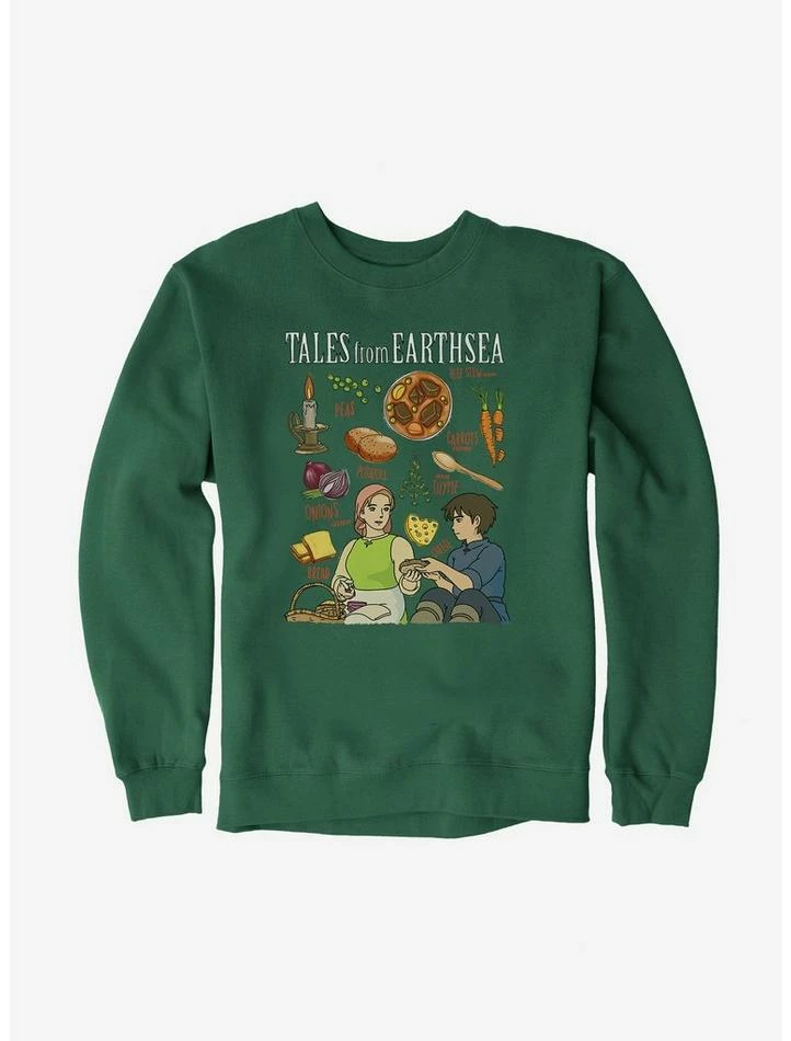Hot Sale 🤩 Studio Ghibli Tales From Earthsea Beef Stew Recipe Sweatshirt 😀 1 Hot Sale 🤩 Studio Ghibli Tales From Earthsea Beef Stew Recipe Sweatshirt 😀