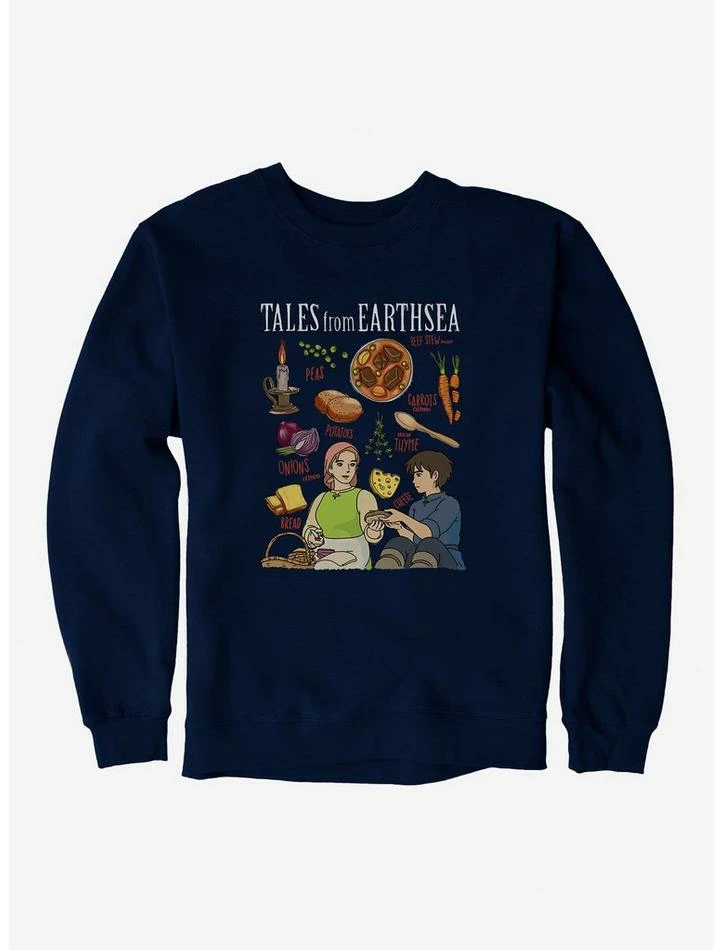 Hot Sale 🤩 Studio Ghibli Tales From Earthsea Beef Stew Recipe Sweatshirt 😀 5 Hot Sale 🤩 Studio Ghibli Tales From Earthsea Beef Stew Recipe Sweatshirt 😀 - Image 5