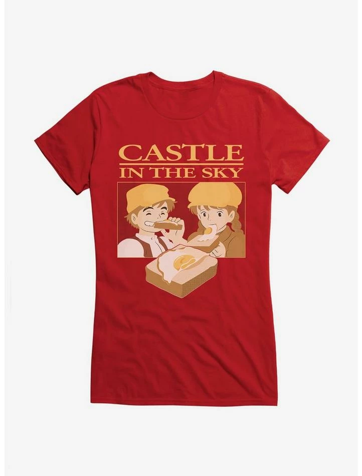 New 𧨠Studio Ghibli Castle In The Sky Sunny Side Up π§ Girls T-Shirt β¨ 5 New 𧨠Studio Ghibli Castle In The Sky Sunny Side Up π§ Girls T-Shirt β¨ - Image 5