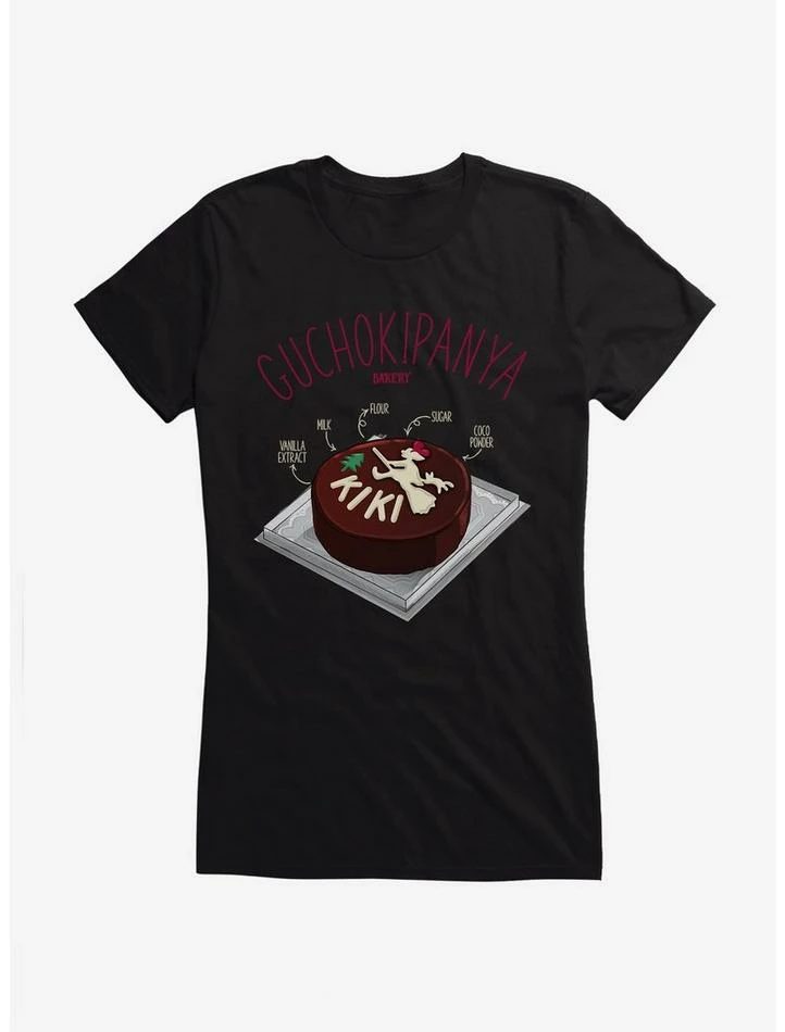 Discount ๐ Studio Ghibli Kiki's Delivery Service Guchokipanya Bakery Coco Cake Ingredients ๐ง Girls T-Shirt ๐ 2 Discount ๐ Studio Ghibli Kiki's Delivery Service Guchokipanya Bakery Coco Cake Ingredients ๐ง Girls T-Shirt ๐ - Image 2