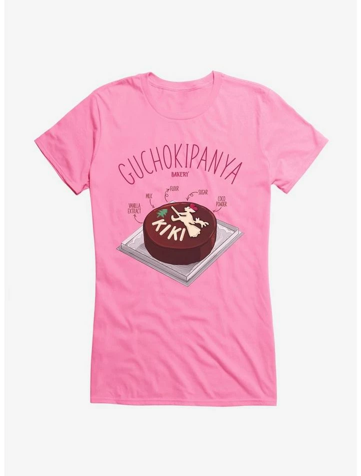 Discount ๐ Studio Ghibli Kiki's Delivery Service Guchokipanya Bakery Coco Cake Ingredients ๐ง Girls T-Shirt ๐ 5 Discount ๐ Studio Ghibli Kiki's Delivery Service Guchokipanya Bakery Coco Cake Ingredients ๐ง Girls T-Shirt ๐ - Image 5