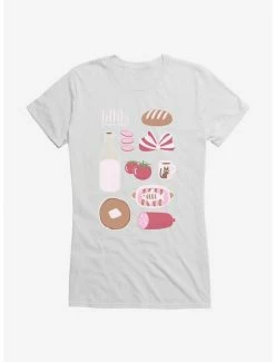 Cheap ⌛ Studio Ghibli Kiki's Delivery Service Essential Foods 👧 Girls T-Shirt 🔔 -Hot Sale Studio Ghibli Store 16625290 hi