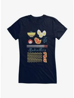 Buy 👏 Studio Ghibli Ponyo Ramen Essentials 👧 Girls T-Shirt ✨ -Hot Sale Studio Ghibli Store 16625521 hi 1
