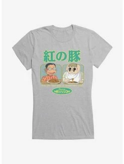 Best reviews of 😉 Studio Ghibli Porco Rosso Eat First 👧 Girls T-Shirt 🥰 -Hot Sale Studio Ghibli Store 16625549 hi