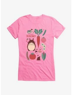Cheapest 🤩 Studio Ghibli My Neighbor Totoro Food Collection 👧 Girls T-Shirt 🔔 -Hot Sale Studio Ghibli Store 16625878 hi
