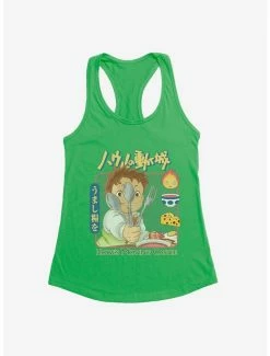 Budget ⌛ Studio Ghibli Howl's Moving Castle Markl Utensils 👧 Girls Tank Top 😀