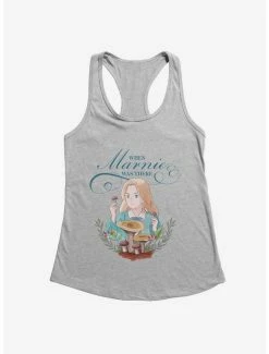 Cheap 😍 Studio Ghibli When Marnie Was There Mushrooms 👧 Girls Tank Top 🧨 -Hot Sale Studio Ghibli Store 16626247 hi