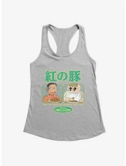 Flash Sale ⌛ Studio Ghibli Porco Rosso Eat First 👧 Girls Tank Top 😍 -Hot Sale Studio Ghibli Store 16626492 hi