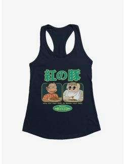 Flash Sale โ Studio Ghibli Porco Rosso Eat First ๐ง Girls Tank Top ๐