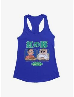 Flash Sale ⌛ Studio Ghibli Porco Rosso Eat First 👧 Girls Tank Top 😍 -Hot Sale Studio Ghibli Store 16626506 hi