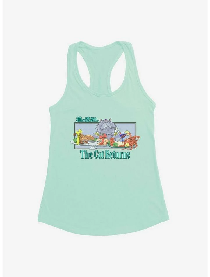 Wholesale 🛒 Studio Ghibli The Cat Returns Cat King Feast 👧 Girls Tank Top ❤️ 3 Wholesale 🛒 Studio Ghibli The Cat Returns Cat King Feast 👧 Girls Tank Top ❤️ - Image 3