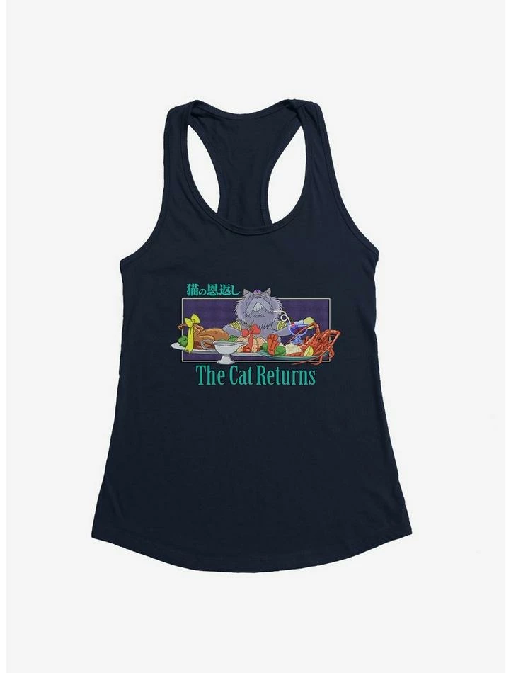 Wholesale 🛒 Studio Ghibli The Cat Returns Cat King Feast 👧 Girls Tank Top ❤️ 4 Wholesale 🛒 Studio Ghibli The Cat Returns Cat King Feast 👧 Girls Tank Top ❤️ - Image 4