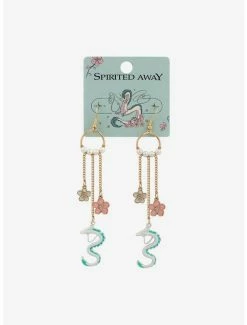 Brand new ✔️ Studio Ghibli Spirited Away Sakura Pearl Chain Earrings 🎉