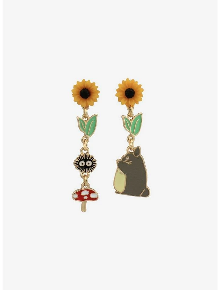 Deals ๐ Studio Ghibli My Neighbor Totoro Sunflower Mismatch Earrings โจ 2 Deals ๐ Studio Ghibli My Neighbor Totoro Sunflower Mismatch Earrings โจ - Image 2
