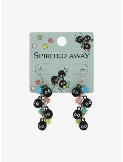 Deals 🤩 Studio Ghibli Spirited Away Soot Sprites 🍬 Candy Drop Earrings 🛒