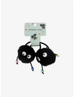 Budget 🎉 Studio Ghibli Spirited Away Soot Sprite Pom Hair Tie Set 😉
