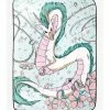 Top 10 ⭐ Studio Ghibli Spirited Away Haku Blossoms Throw Blanket ✨