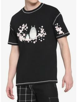 Brand new 🥰 Studio Ghibli My Neighbor Totoro Cherry Blossom Contrast Stitch T-Shirt 🔔
