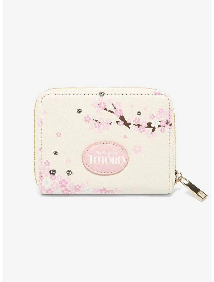 Hot Sale 💯 Studio Ghibli My Neighbor Totoro Sakura Mini Zipper Wallet 😀 2 Hot Sale 💯 Studio Ghibli My Neighbor Totoro Sakura Mini Zipper Wallet 😀 - Image 2