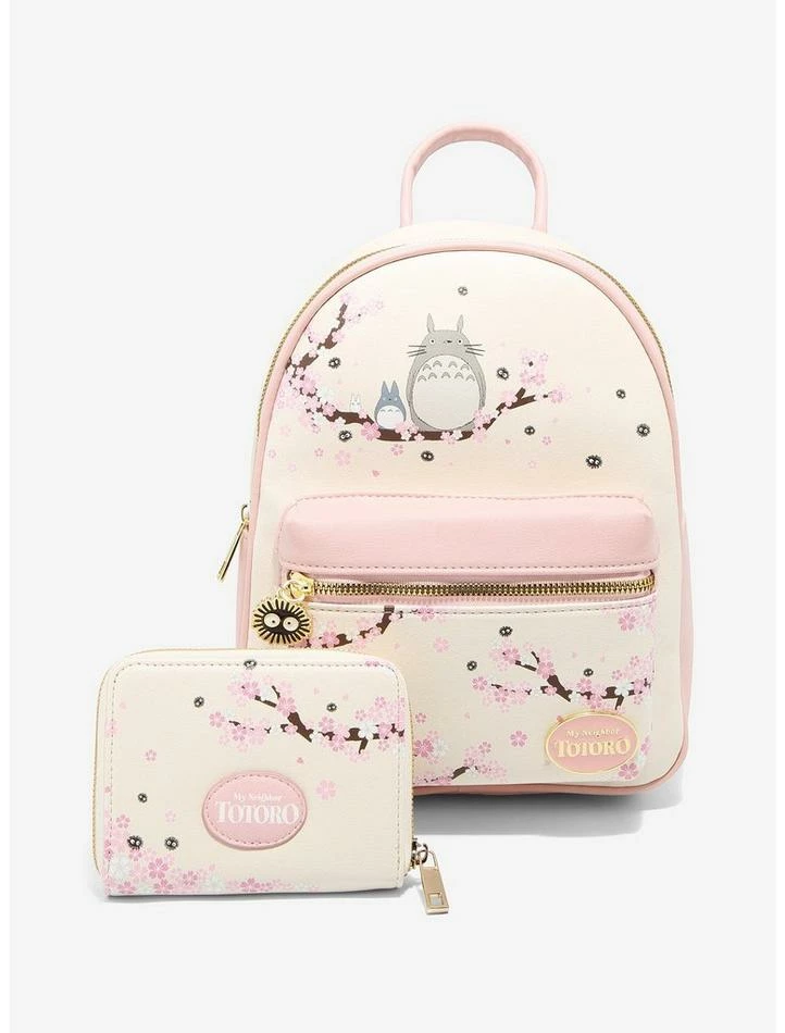 Hot Sale 💯 Studio Ghibli My Neighbor Totoro Sakura Mini Zipper Wallet 😀 4 Hot Sale 💯 Studio Ghibli My Neighbor Totoro Sakura Mini Zipper Wallet 😀 - Image 4
