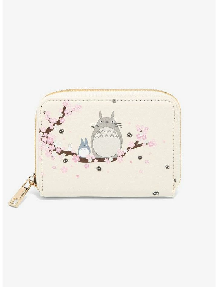 Hot Sale 💯 Studio Ghibli My Neighbor Totoro Sakura Mini Zipper Wallet 😀 1 Hot Sale 💯 Studio Ghibli My Neighbor Totoro Sakura Mini Zipper Wallet 😀