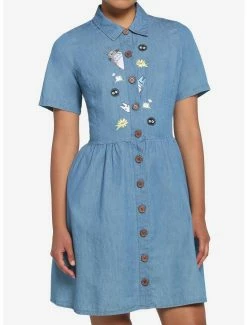 Discount 💯 Her Universe Studio Ghibli My Neighbor Totoro Denim 👗 Dress 👍