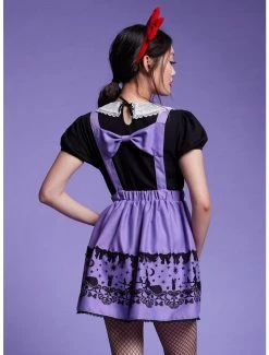 Hot Sale 😍 Her Universe Studio Ghibli Kiki's Delivery Service Purple Suspender 👗 Skirt 🥰 -Hot Sale Studio Ghibli Store 17382528 av2